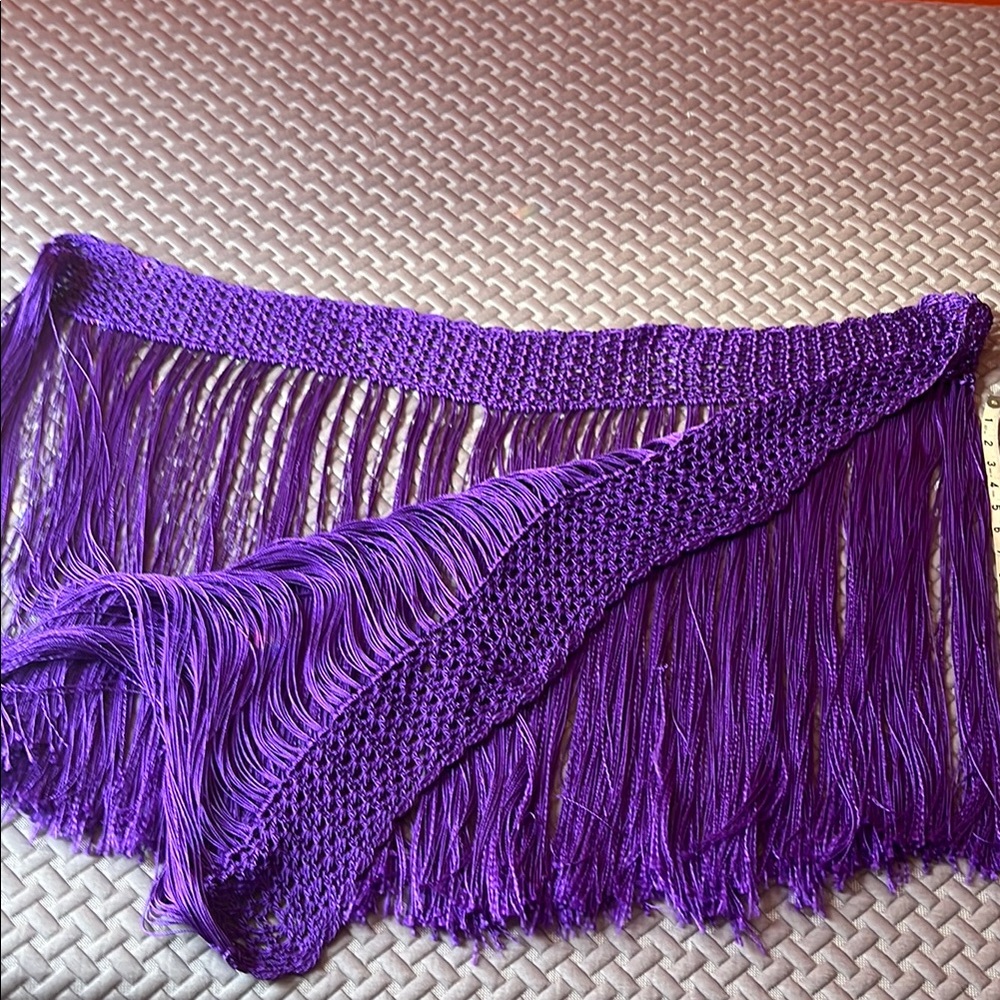 Purple Fringe flecas flamenco dance